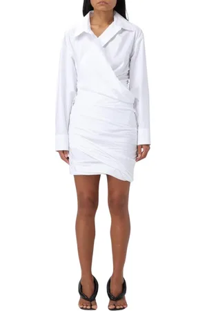 Alexander Wang Kjole, Dame, Hvid, M, Bomuld, Hvid Bomuld Mini Kjole