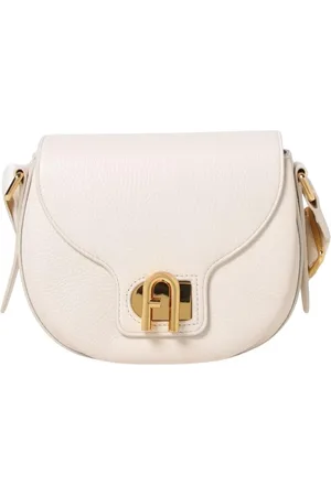 Furla Taske, Dame, Hvid, ONE SIZE, Uld, Gul Creme Crossbody Taske