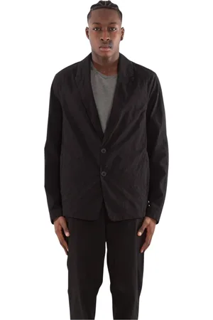 TRANSIT Jakke, Herre, Sort, M, Stræk Crepe Blazer