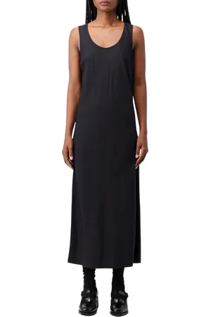 Sportmax Kjole, Dame, Sort, L, Elegant Sort Silke A-Line Kjole