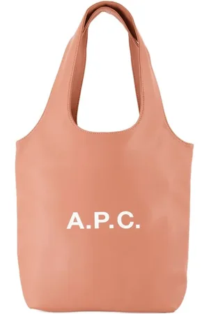 A.P.C. Taske, Dame, Lyserød, ONE SIZE, Bomuld, Lyserød Syntetisk Lille Tote Taske
