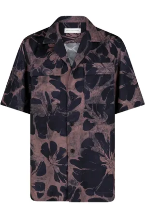 DRIES VAN NOTEN Skjorte, Herre, Flerfarvet, XL, Bomuld, Cameron Skjorte med knaplukning