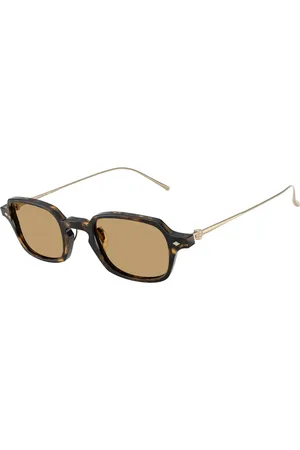 Giorgio Armani Tilbehør, Herre, Brun, 46 MM, Uld, Stilfulde solbriller Ar8227T 620773