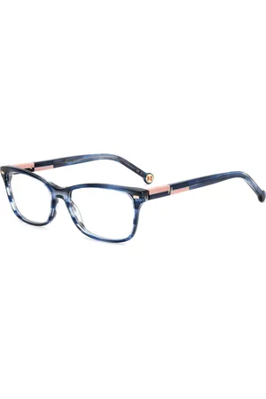 Carolina Herrera Tilbehør, unisex, Flerfarvet, 51 MM, Blå Horn Briller HER 0160