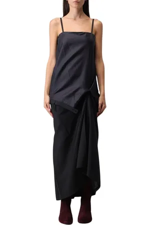 Maison Margiela Kjole, Dame, Sort, XS, Uld, Elegant Ulddragt Kjole