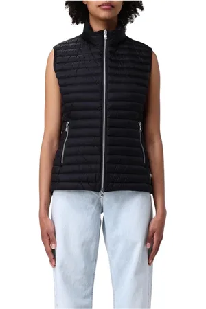 Colmar Jakke, Dame, Sort, S, Uld, Blå Quiltet Polstret Vest Let Pakbar