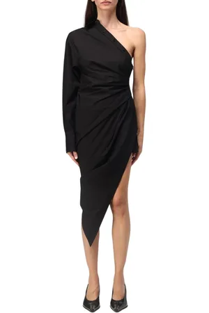 Alexander Wang Kjole, Dame, Sort, 3XL, Bomuld, Sort Poplin Skjortekjole