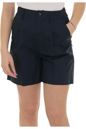 Woolrich Shorts, Dame, Blå, W29, Bomuld, Bermuda shorts i bomuld med dart