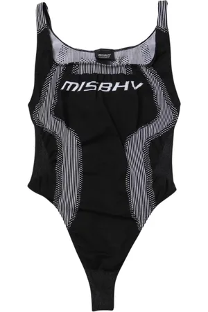 MISBHV Top, Dame, Sort, 2XS, Uld, Monogram Mini Skirt Strik Top