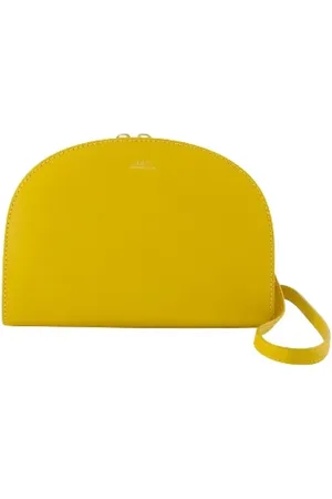 A.P.C. Taske, Dame, Gul, ONE SIZE, Uld, Læder skuldertasker