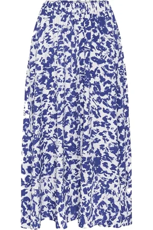 INWEAR Nederdel, Dame, Blå, XL, Artistic Shadow Nederdel