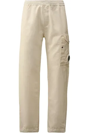C.P. Company Bukser, Herre, , XL, Bomuld, Cargo Gauze White Løse Bukser