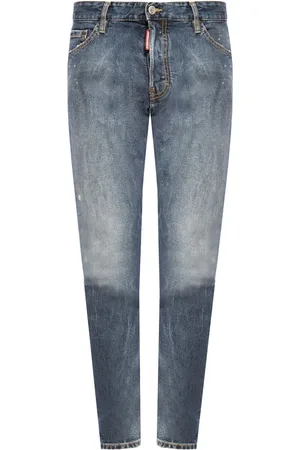 Dsquared2 Jeans, Herre, Blå, XL, Denim, Navy Distressed 