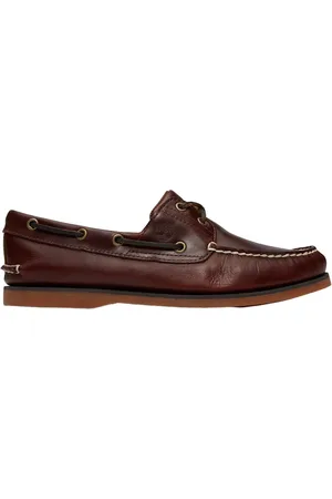 Timberland Sko, Herre, Brun, 40 EU, Læder, Klassisk Båd Læder Burgund Sko