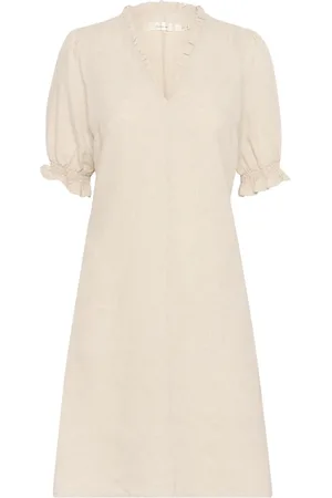 INWEAR Kjole, Dame, , L, Feminin Kjole med Pufærmer