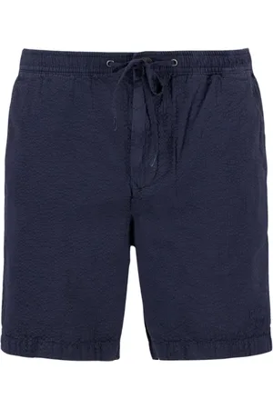 Barbour Shorts, Herre, Blå, XL, Bomuld, Afslappede Seersucker Shorts i Marineblå