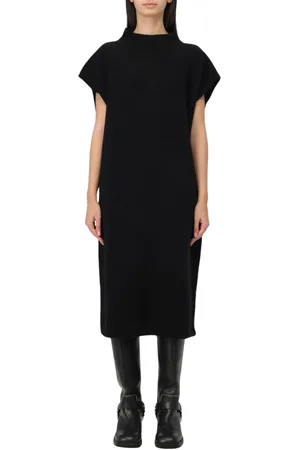 Filippa K Kjole, Dame, Sort, M, Cashmere, Elegant Sort Midi Kjole