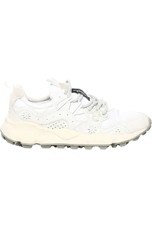 Flower Mountain Sko, Herre, Hvid, 43 EU, Nylon, Hvide sporty sneakers Rulis Uni Suede/Nylon