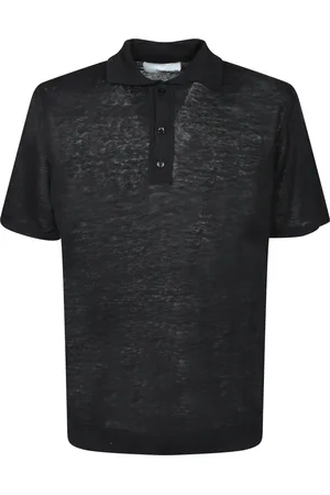 COSTUMEIN Top, Herre, Sort, L, Bomuld, Sort Polo i Gradient Bomuld