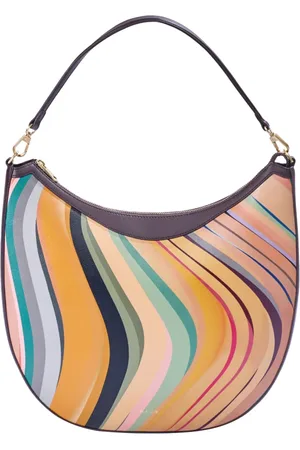 Paul Smith Taske, Dame, Flerfarvet, ONE SIZE, Læder, Dusky Swirl Læder Hobo Taske