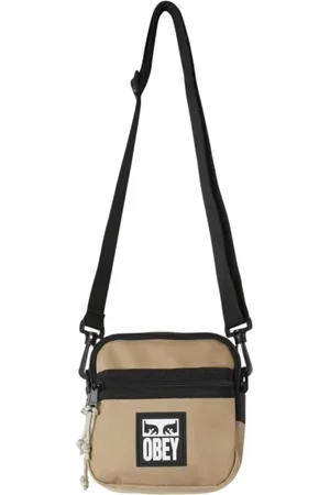 Obey Taske, Herre, , ONE SIZE, Uld, Lille Messenger Taske Karamel Brun