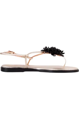 Ancient Greek Sandals Sko, Dame, Gul, 36 EU, Læder, Rikki Perle Tårem Sandal