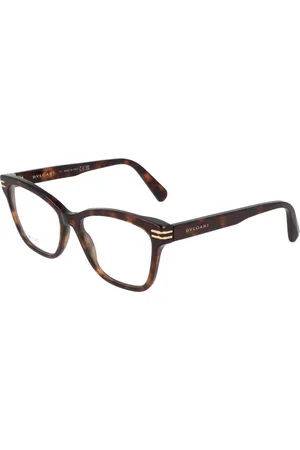Bvlgari Tilbehør, unisex, Brun, 54 MM, Firkantet stel damebriller