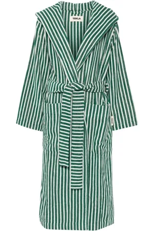 Tekla Nightwear & Lounge, Dame, Grøn, L, MultiColour Klassisk Hætte Skovgrøn Hjemmetøj