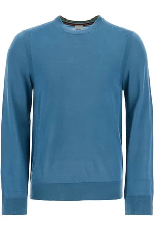 Paul Smith Top, Herre, Blå, S, Uld, Stilfuld Strik Trøje til Mænd