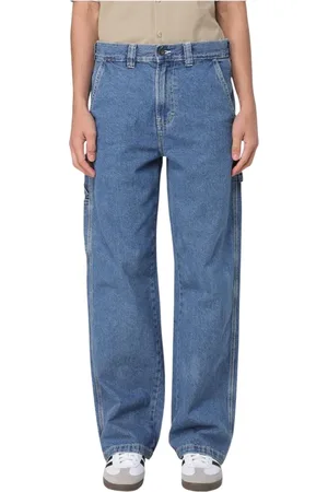 Dickies Jeans, Herre, Blå, W29, Denim, Klassiske Blå Denim Jeans