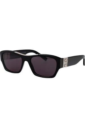 Givenchy Tilbehør, Herre, Sort, 55 MM, Uld, Stilfulde 4G Solbriller til Sommeren