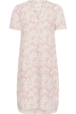 Part Two Kjole, Dame, Flerfarvet, XS, Uld, Pink Nectar Contrast Flower Kjole