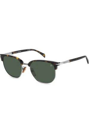 DB EYEWEAR BY DAVID BECKHAM Tilbehør, Herre, Brun, 54 MM, Havana Grønne Solbriller
