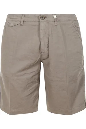 MYTHS Shorts, Herre, Brun, L, Bomuld, Off White Letvægts Bomuld Bermuda Shorts