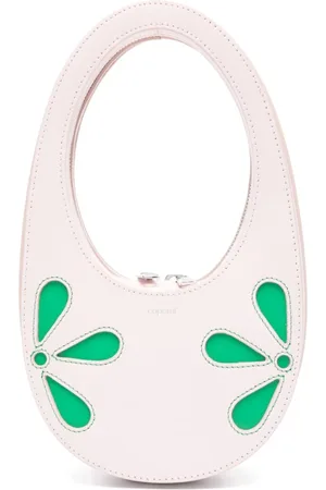 COPERNI Taske, Dame, Lyserød, ONE SIZE, Læder, Rosa Læder Mini Blomst Taske