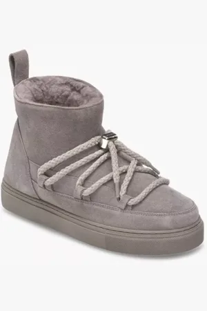 INUIKII Sko, Dame, Grå, 39 EU, Grå Ruskind Sneakers