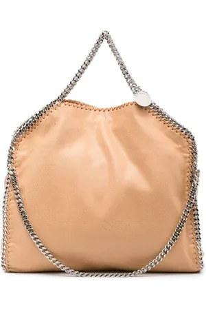 Stella McCartney Taske, Dame, , ONE SIZE, Læder, Falabella Taske med Hamret Tekstur og Cruelty-Free Læder
