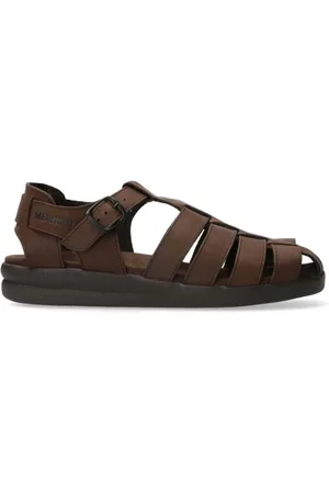 Mephisto Sko, Herre, Brun, 40 EU, Læder, Mørkebrun herresandal