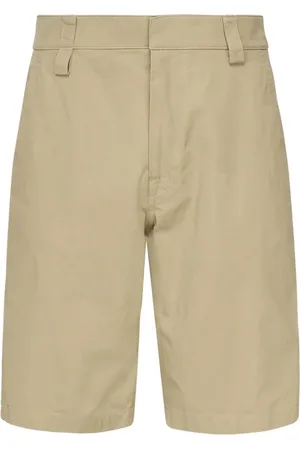 Bottega Veneta Shorts, Herre, , XL, Bomuld, Flint Bomuld Twill Wide Leg Shorts