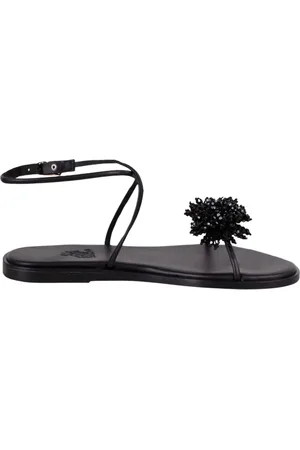 Ancient Greek Sandals Sko, Dame, Sort, 36 EU, Læder, Emma Perle Sandal