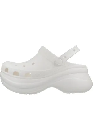 Crocs Sko, Dame, Hvid, 38 EU, Klassiske Bae Træsko
