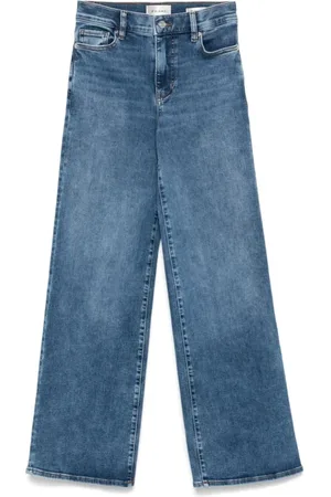 Frame Jeans, Dame, Blå, W28, Slim Palazzo Tribute Bukser