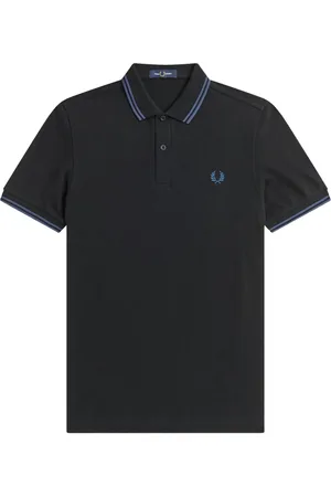 Fred Perry Top, Herre, Sort, L, Bomuld, Twin Tipped Polo Sort