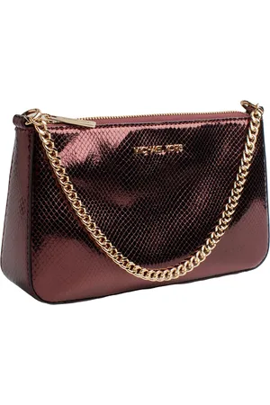 Michael Kors Taske, Dame, Rød, ONE SIZE, Slange Tekstur Cross-Body Taske Sæt