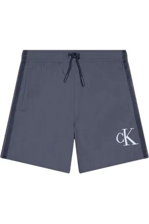 Calvin Klein Badetøj, Herre, Grå, S, Grå Havetøj Shorts Regular Fit