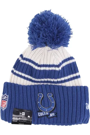 New Era Tilbehør, Herre, Blå, ONE SIZE, Colts Pom Pom Beanie Hat