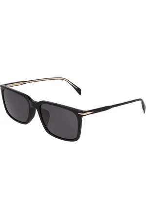 DB EYEWEAR BY DAVID BECKHAM Tilbehør, Herre, Sort, 58 MM, Uld, Moderne Rektangulære Solbriller Db 1163/F/S