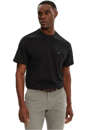 Guess Top, Herre, Sort, L, Bomuld, Sort Bomuld Logo T-shirt