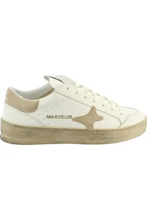 Ama Brand Sko, Herre, Hvid, 43 EU, Hvide Sneakers Model 4071
