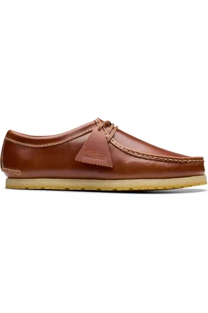 Clarks Sko, Herre, Brun, 42 EU, Læder, Godney Lace Brun Læder Mokkasin